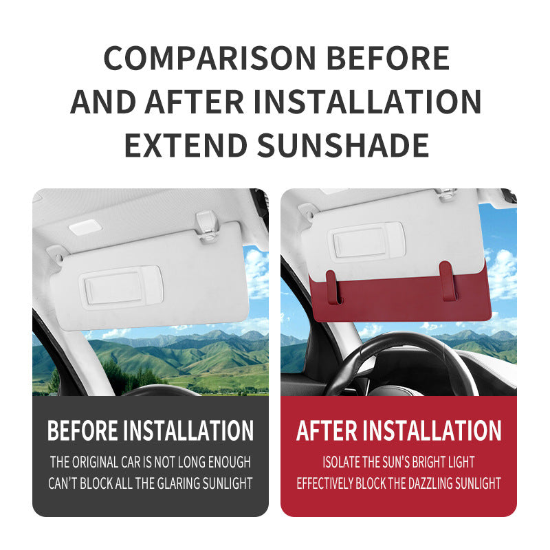 Car Sun Visor Storage Organizer Clip