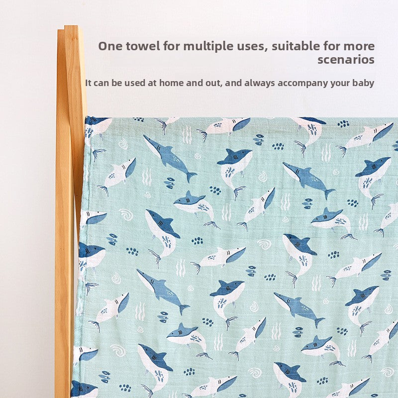 Bamboo Cotton Muslin Swaddle Blanket
