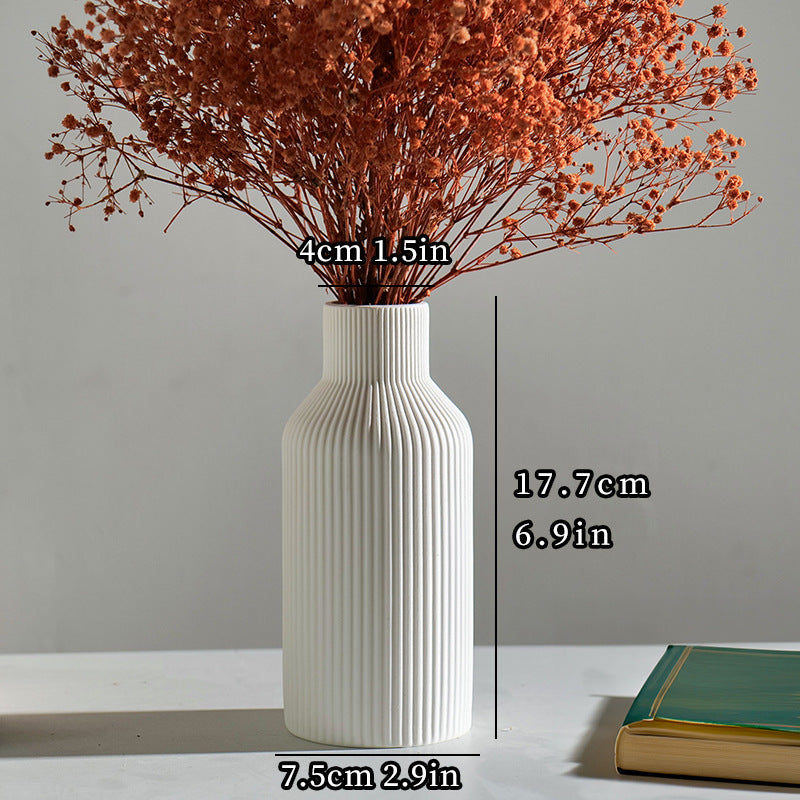 Retro Ceramic Vase Three-Piece Set