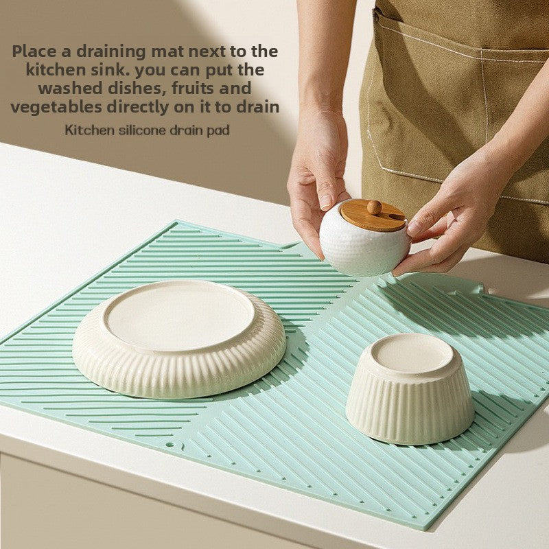 Silicone Dish Draining Mat