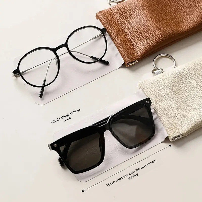 Minimalist Sunglasses Case with Cleaning Cloth