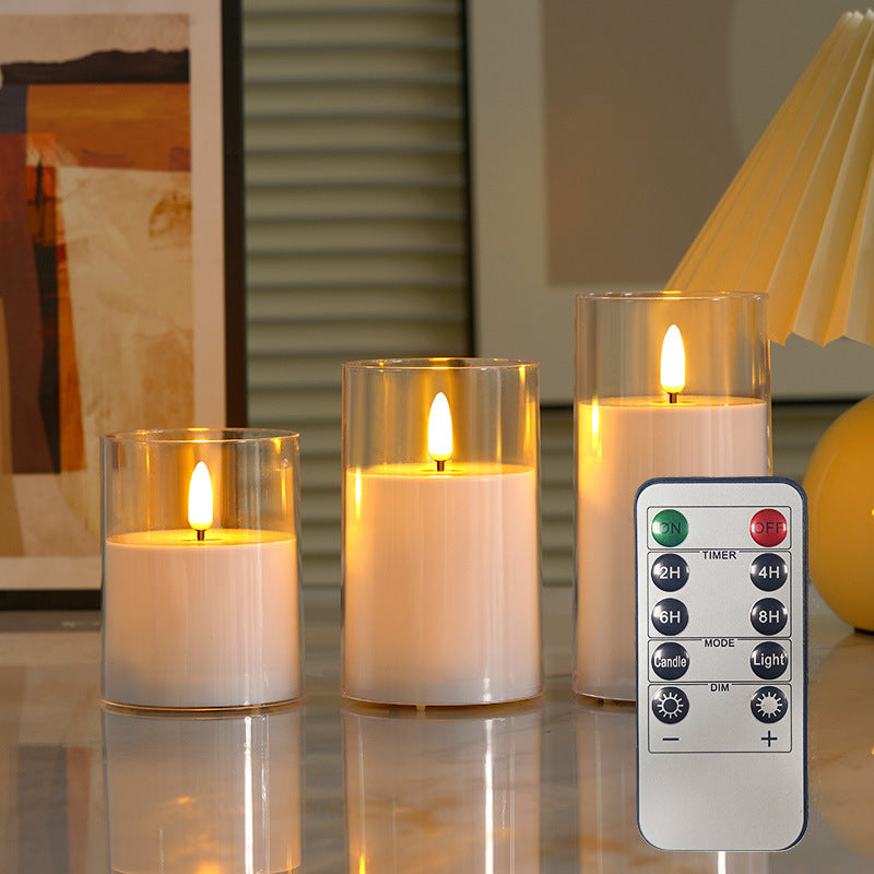 Decorative LED Candle Set with Timer