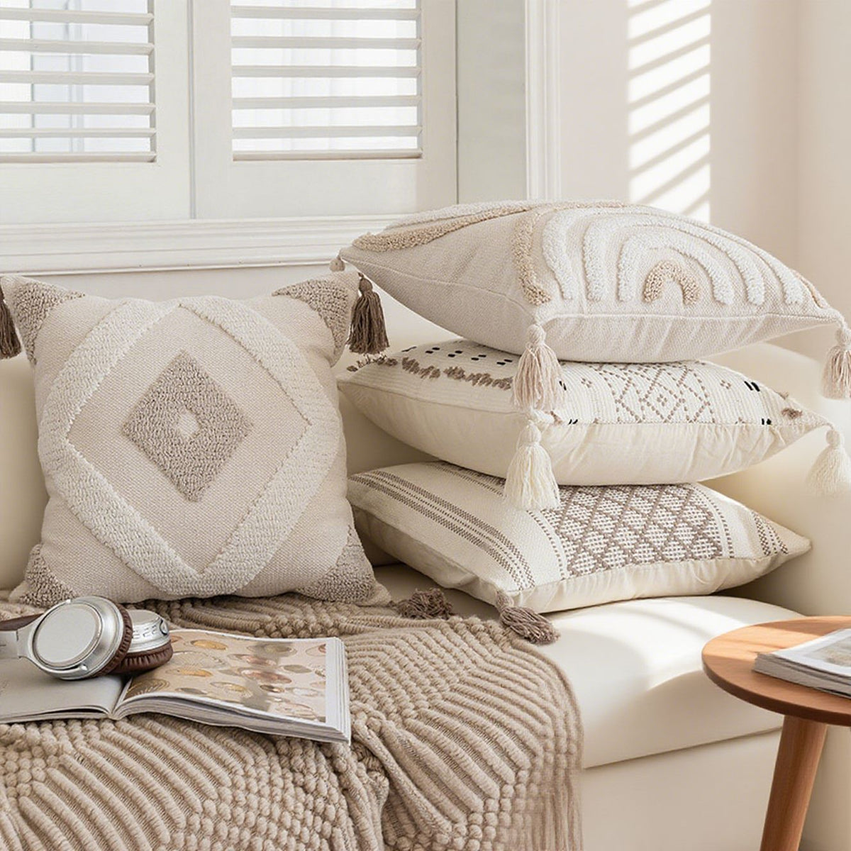 Decorative Throw Pillow Covers Set of 4
