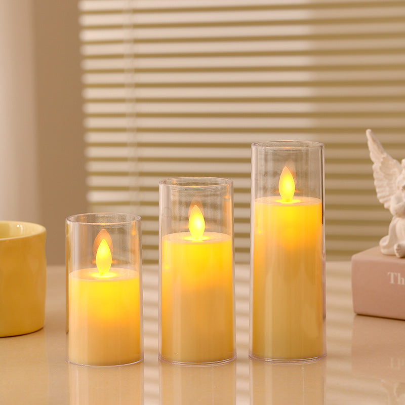 Decorative LED Candle Set with Timer