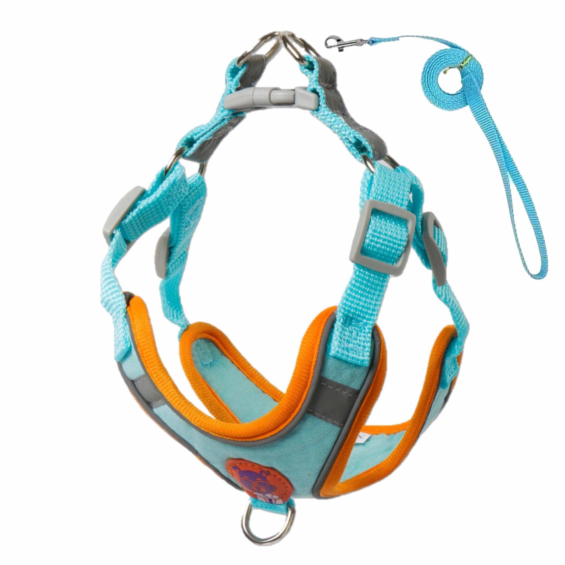 Reflective Adjustable Dog Harness & Leash