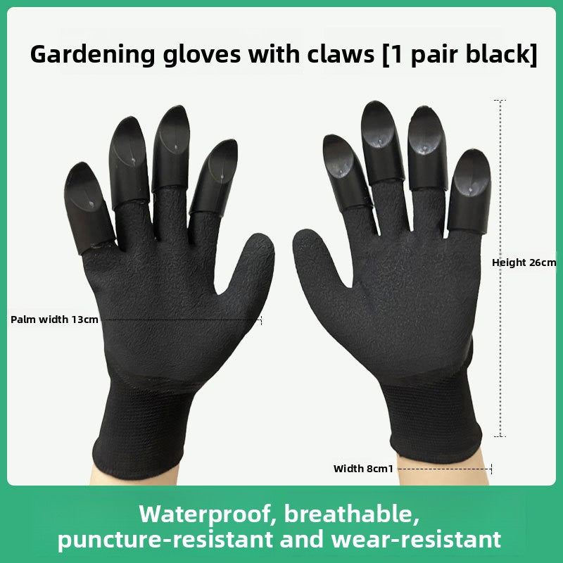 Claw Gardening Gloves with Latex Grip