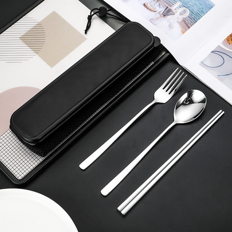 Portable Stainless Steel Tableware Set