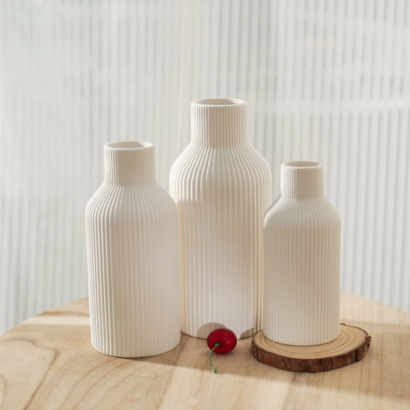 Retro Ceramic Vase Three-Piece Set