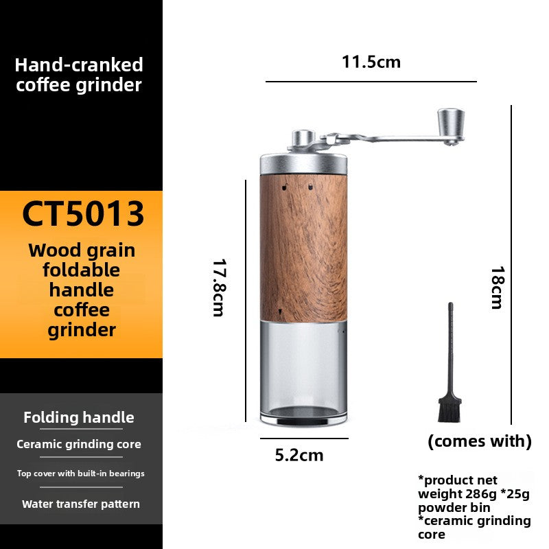 Manual Ceramic Burr Coffee Grinder