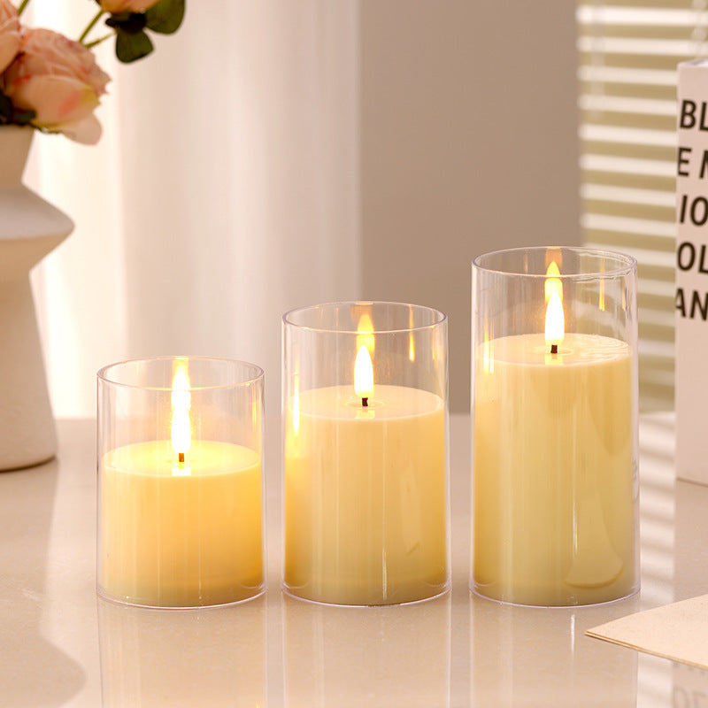 Decorative LED Candle Set with Timer