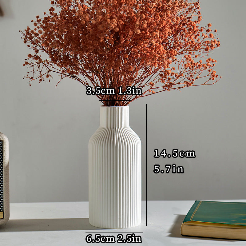Retro Ceramic Vase Three-Piece Set