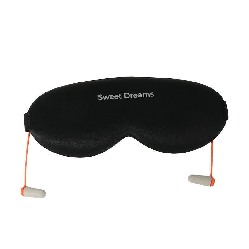 3D Sleep Mask with Earplugs, Light Blocking