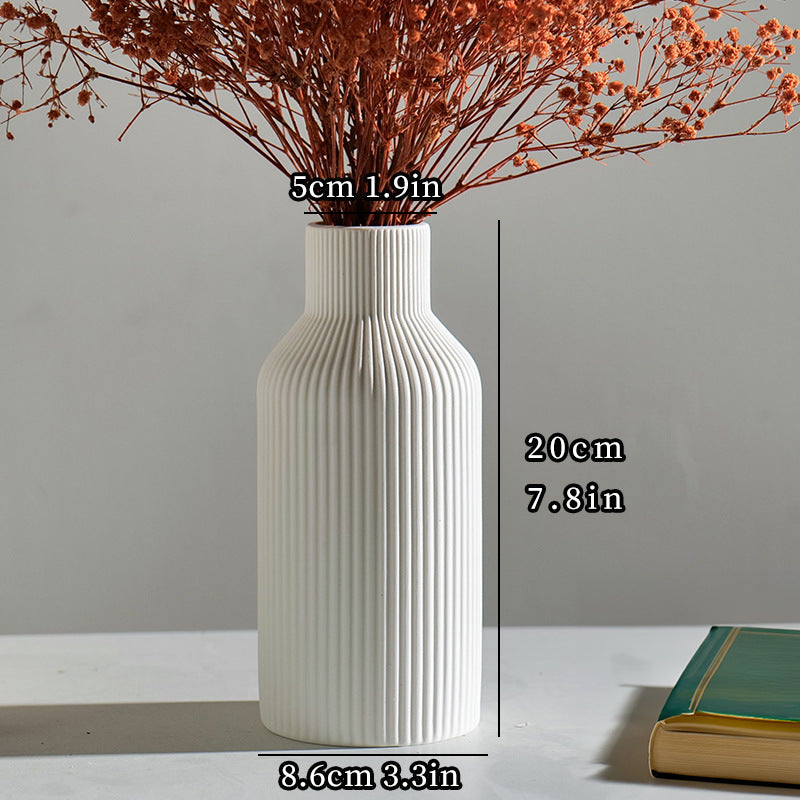 Retro Ceramic Vase Three-Piece Set