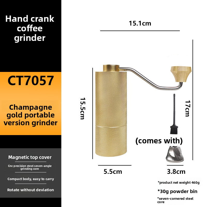 Manual Ceramic Burr Coffee Grinder