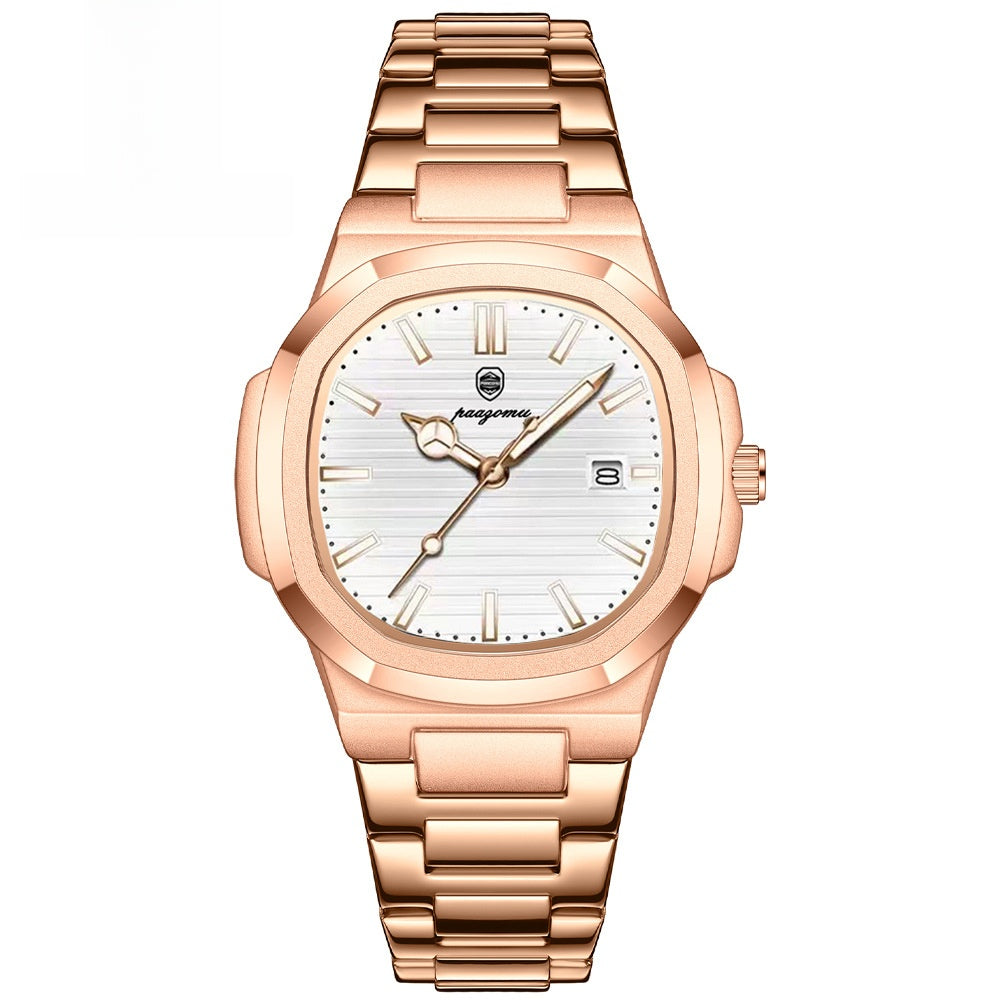 Classic Fashion Watch with Interchangeable Straps