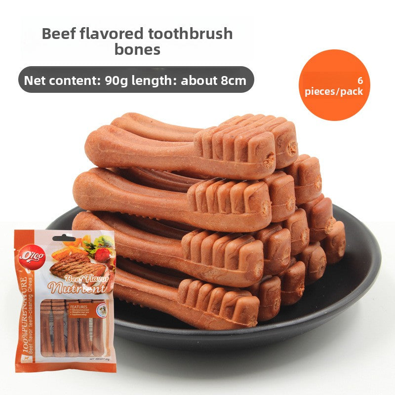 Beef Flavor Dog Dental Chew Sticks