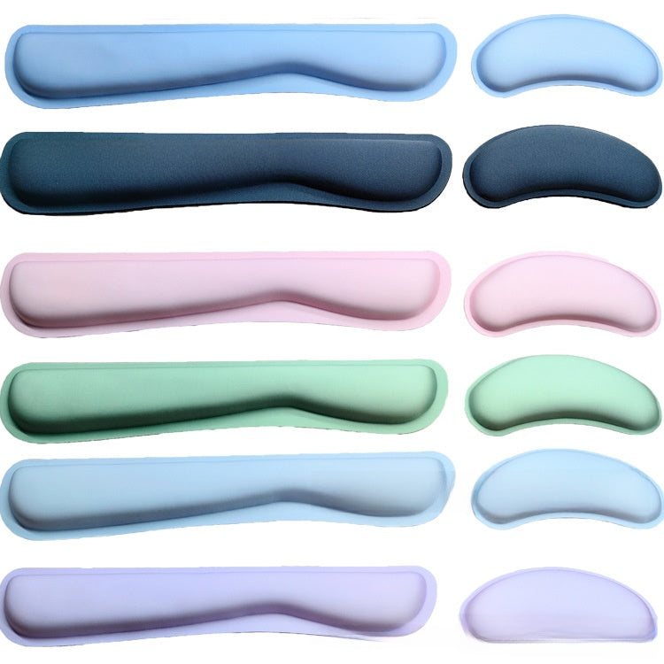 Memory Foam Mouse Pad & Wrist Rest Set