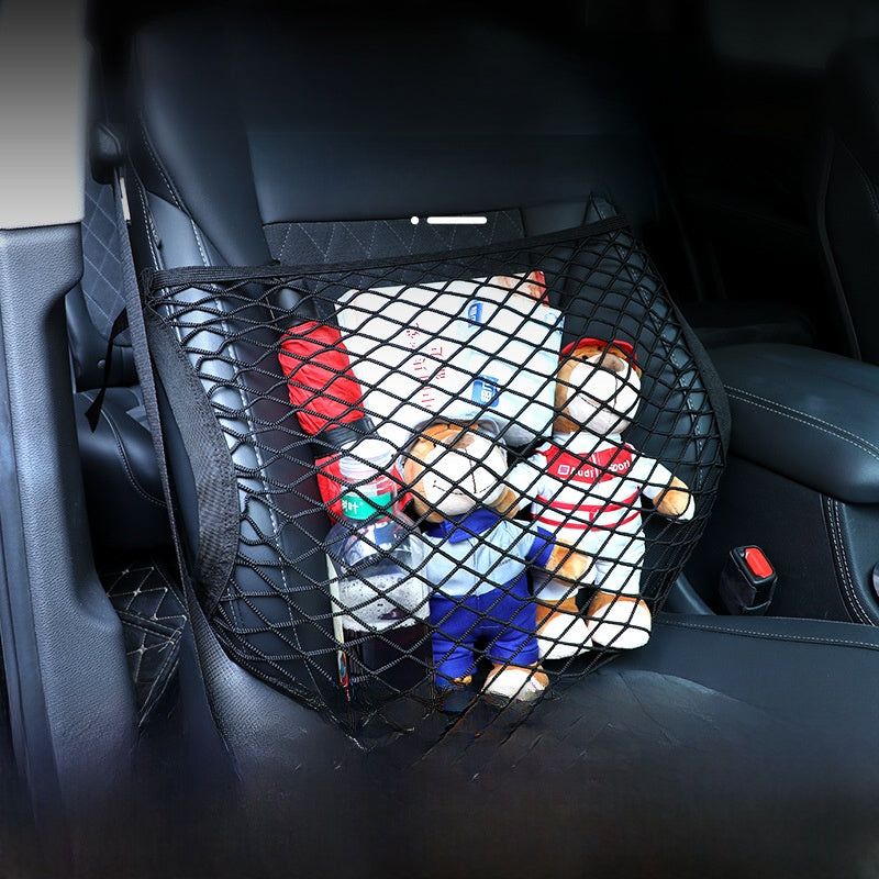 Dual-Layer Car Trunk Storage Net