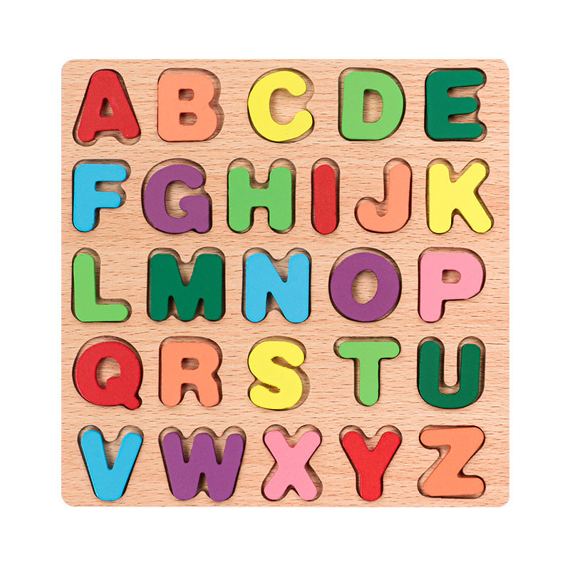 Wooden Educational Puzzle Board for Kids