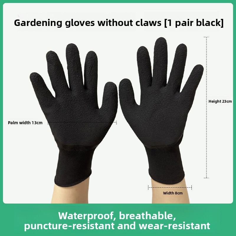 Claw Gardening Gloves with Latex Grip