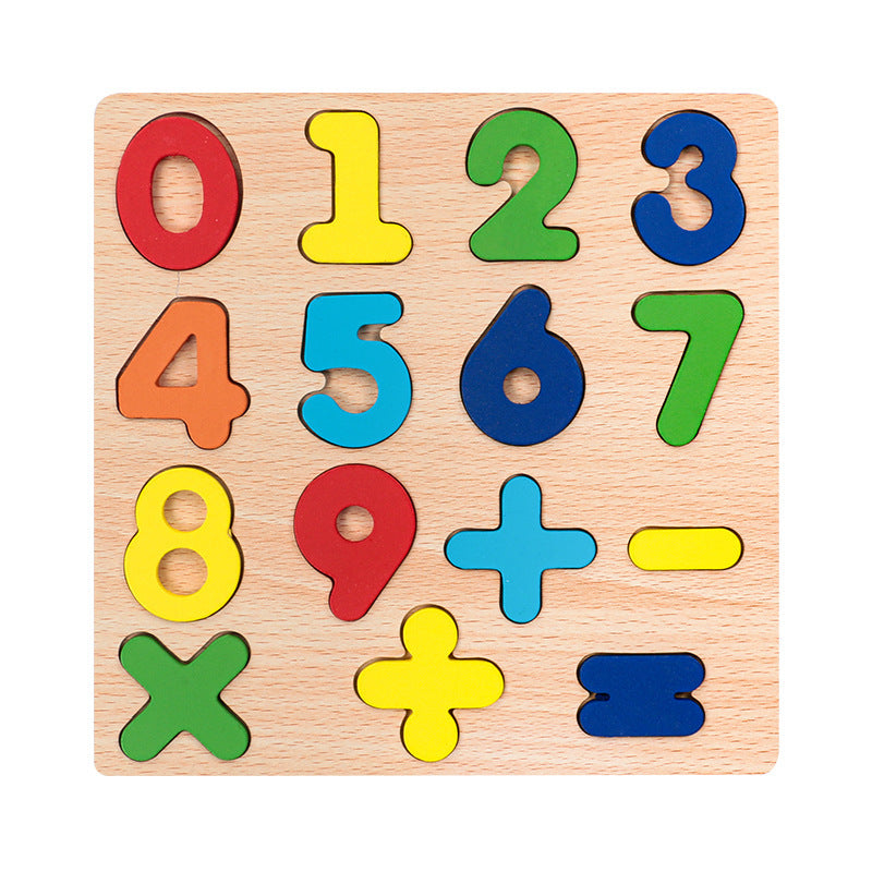 Wooden Educational Puzzle Board for Kids