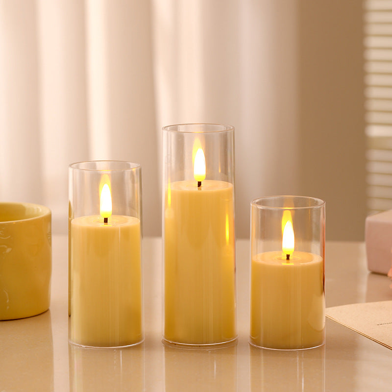 Decorative LED Candle Set with Timer